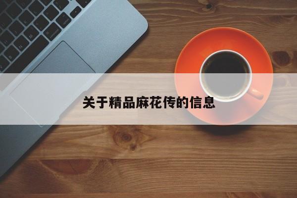 关于精品麻花传的信息