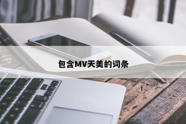包含MV天美的词条